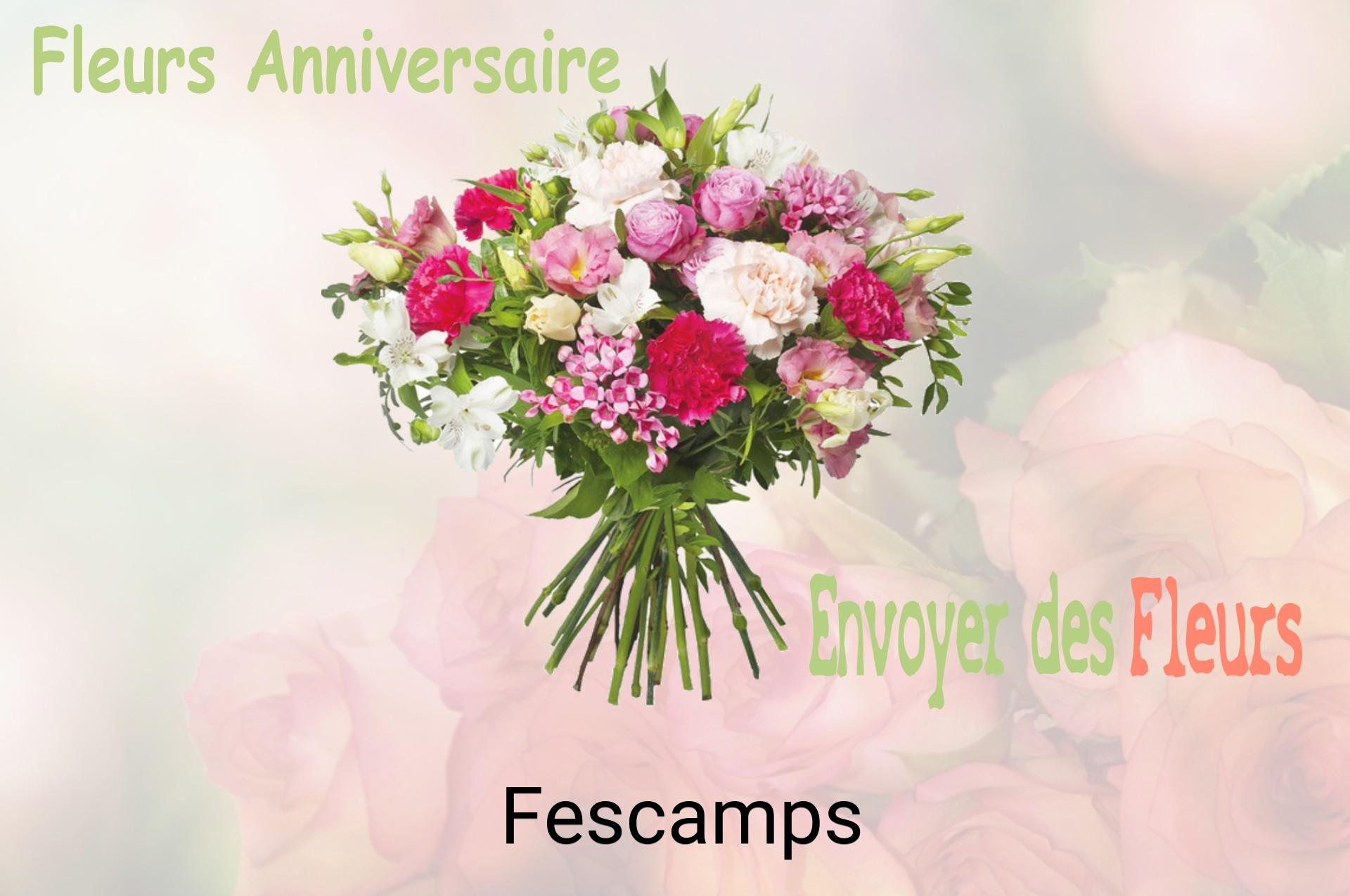 Bouquet de fleurs d’anniversaire livré à Fescamps